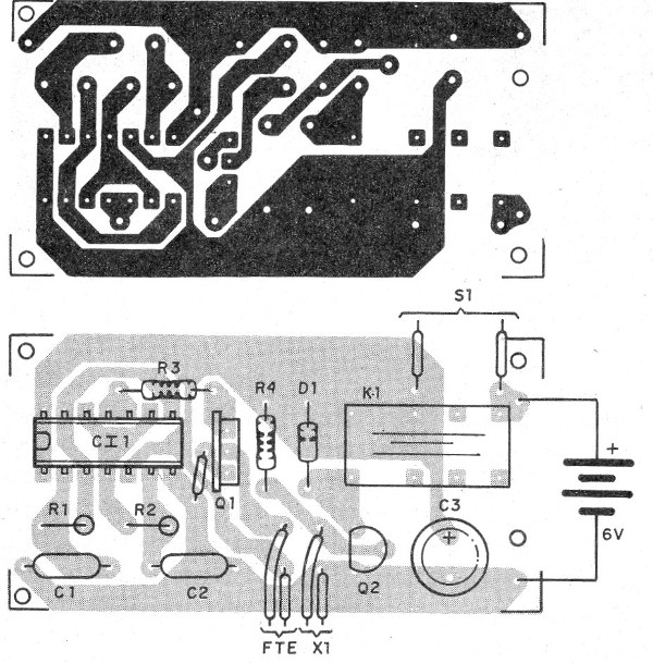    Figura 2 – Placa para a montagem
