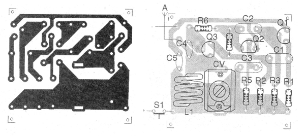    Figura 2 – Placa de circuito impresso do transmissor
