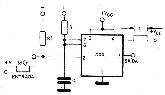    Figura 1 – Monoestável 555
