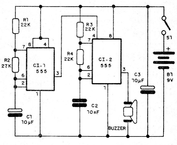    Figura 1 – Diagrama completo do grilo
