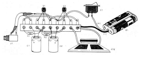    Figura 2 – Montagem em ponte de terminais
