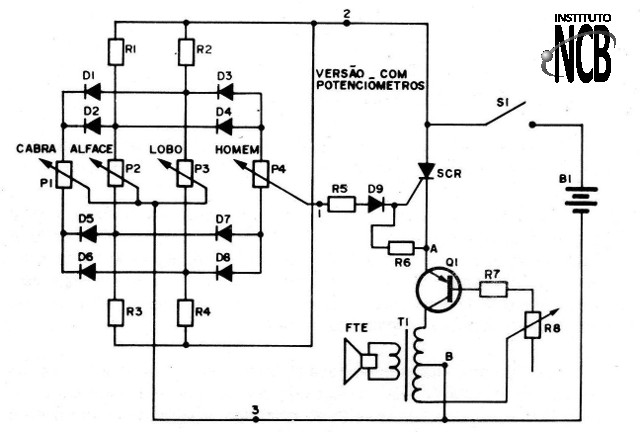 Figura 8 – Circuito com potenciômetros
