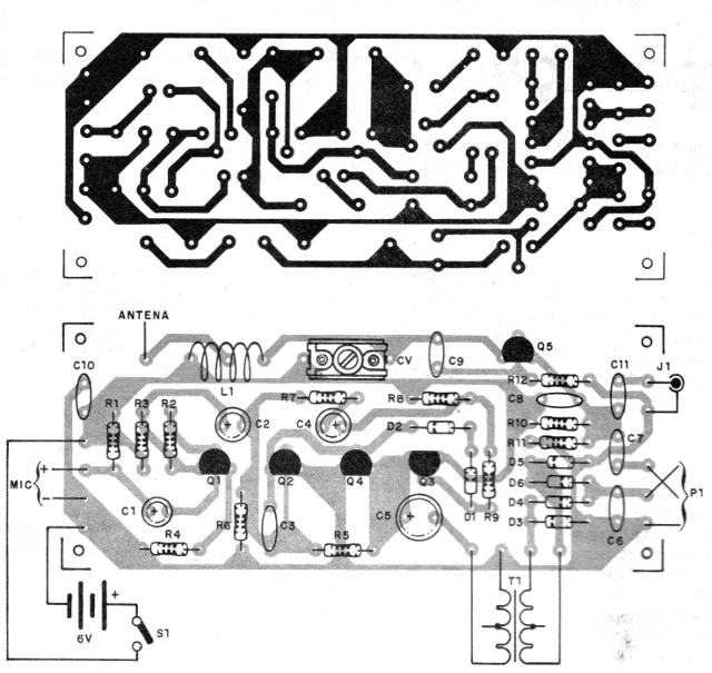    Figura 3 – Placa para a montagem
