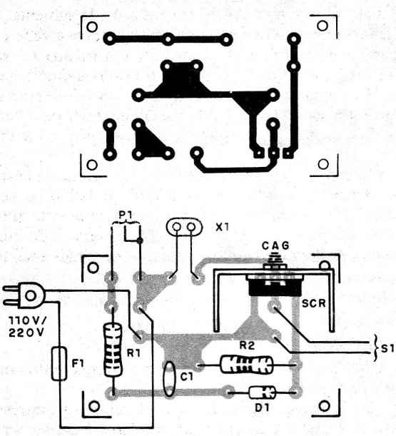   Figura 4 – Placa para a montagem
