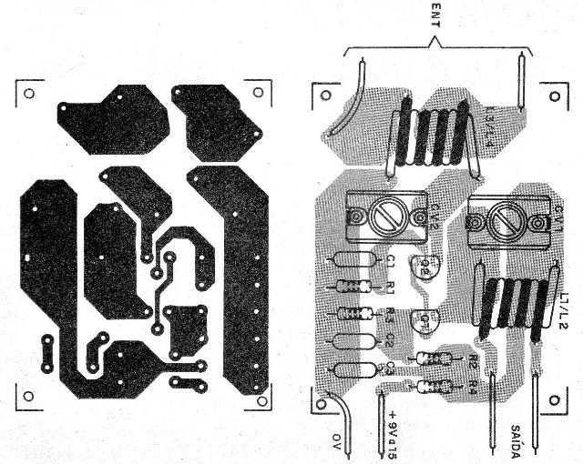 Figura 2 – Placa de circuito impresso para a montagem
