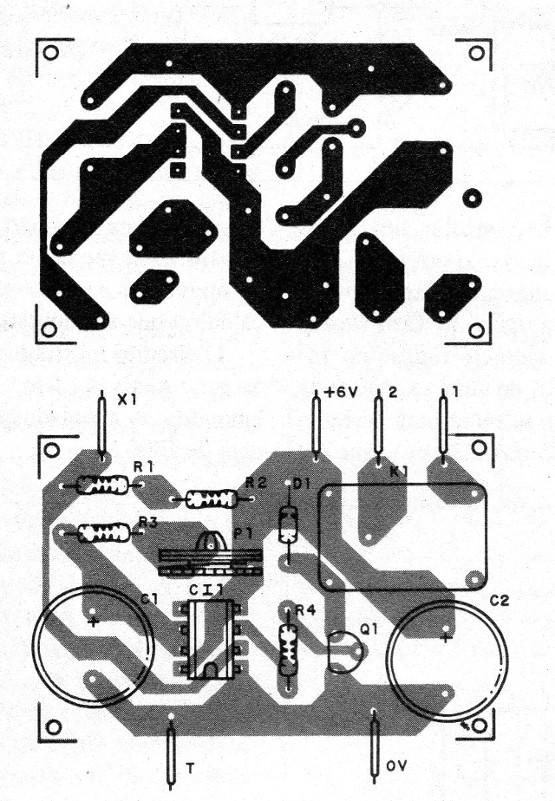 Figura 2 – Placa de circuito impresso para a montagem
