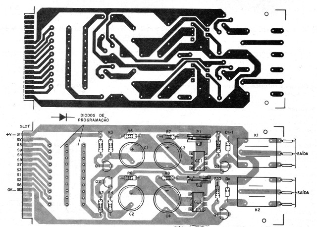 Figura 9 – Placa para o módulo de presença
