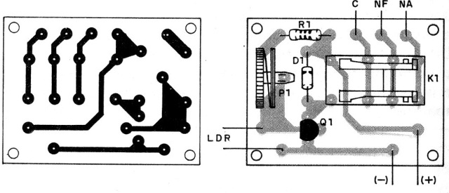 Figura 3 – Placa de circuito impresso para a montagem
