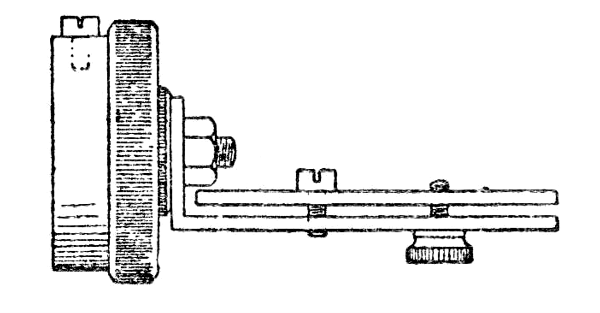 FIG. 5 - Dispositivo para colocar a cápsula no braço do pick-up.
