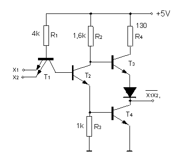 Figura 64 – Porta NAND (Não-E) TTL
