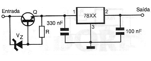 Figura 119 – Circuito para tensões de entrada elevadas
