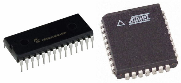 Figura 147 – Dois exemplos de chips de EEPROM
