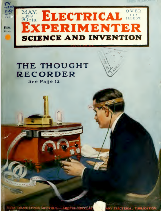 Figura 3 - Revista Electrical Experimenter de 1919
