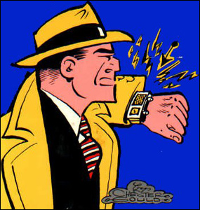 Figura 3 - Dick Tracy e seu telefone de pulso
