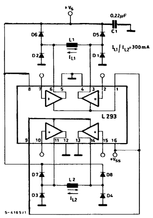 Figura 6 – Controle de motor de passo bipolar
