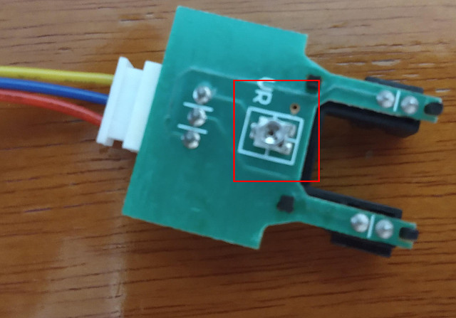 Figura 3 - trimmer para calibração do sensor de turbidez (ajuste da tensão de saída do sensor)
