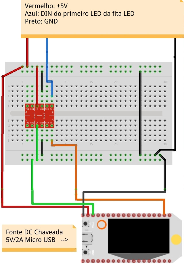 Figura 6 - circuito esquemático do projeto
