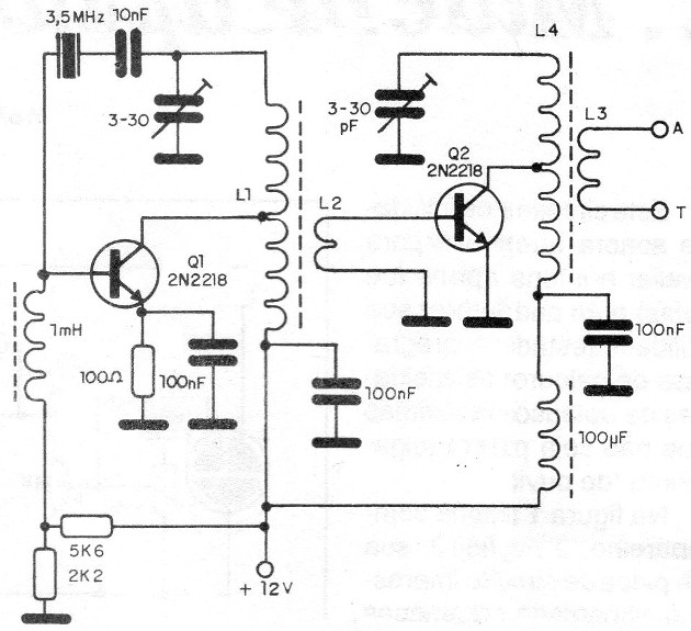 Figura 40 – Transmissor telegráfico.
