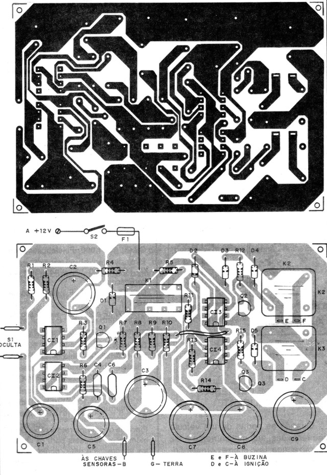 Figura 2 – Placa para a montagem
