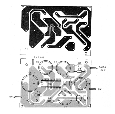 Figura 2 – Placa para a montagem
