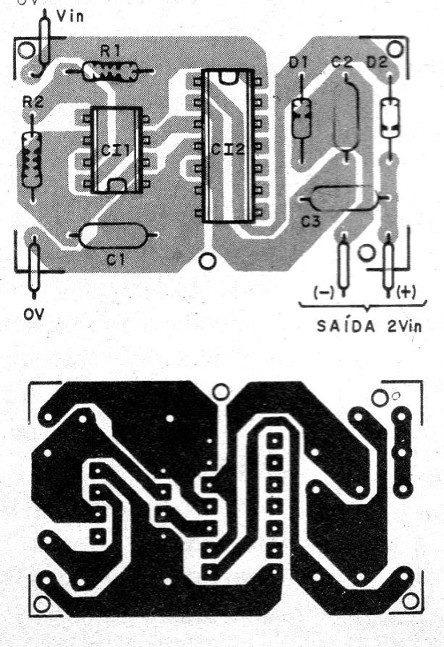 Figura 2 – Placa de circuito impresso para a montagem
