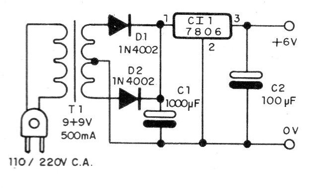 Figura 3 – Fonte para o alarme
