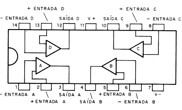    Figura 1 – Invólucro e pinagem
