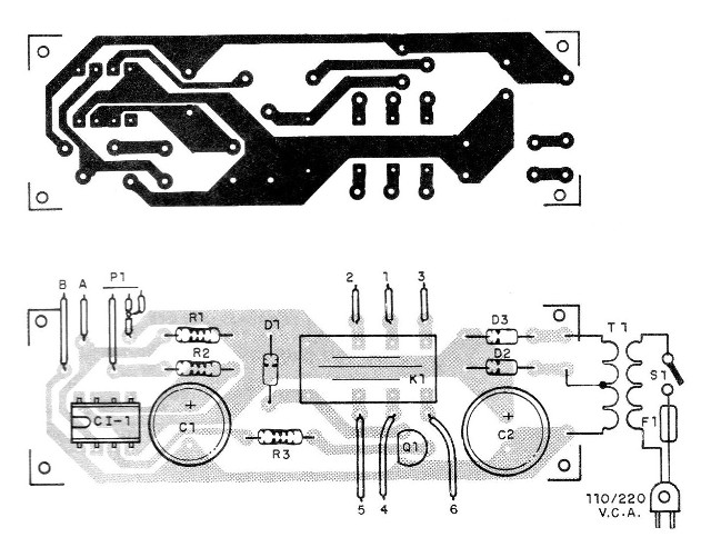 Figura 2 – Placa para a montagem
