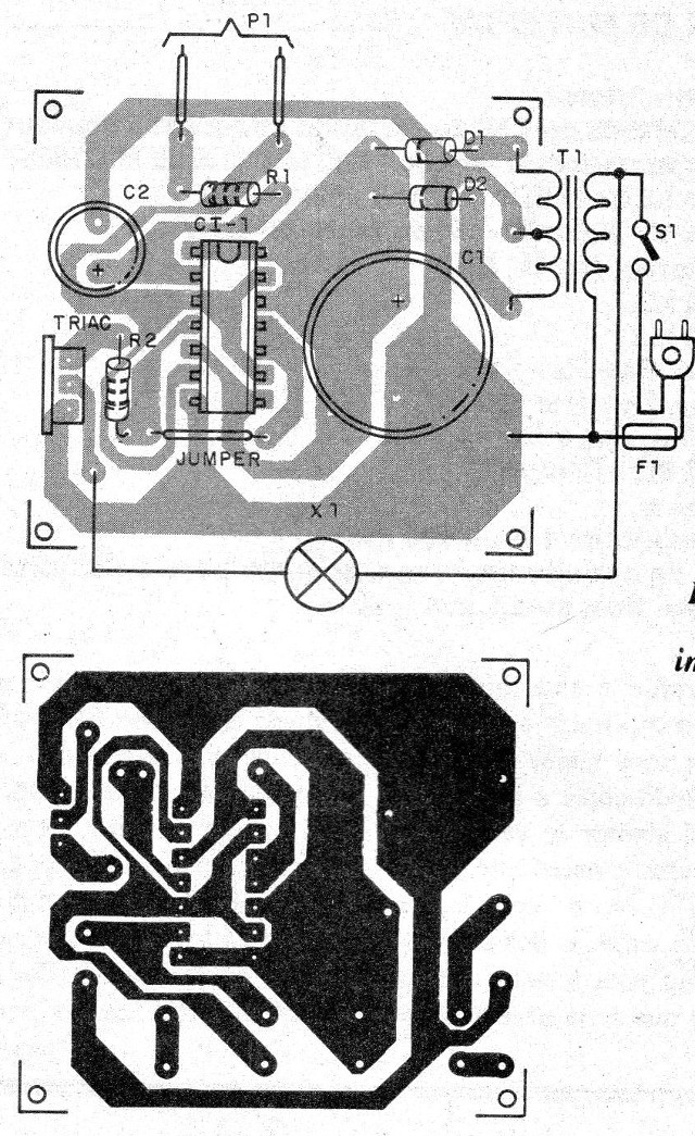    Figura 2 – Placa para a montagem
