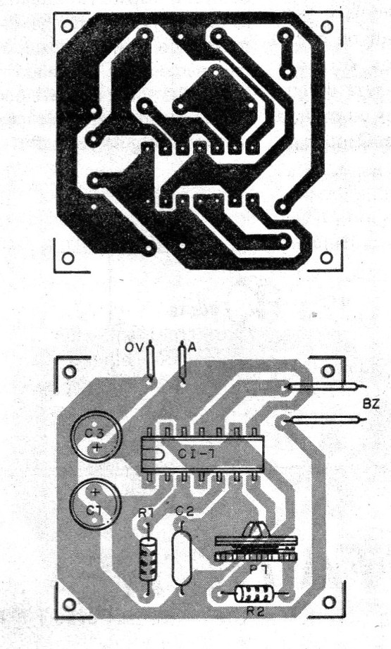    Figura 2 – Placa para a montagem
