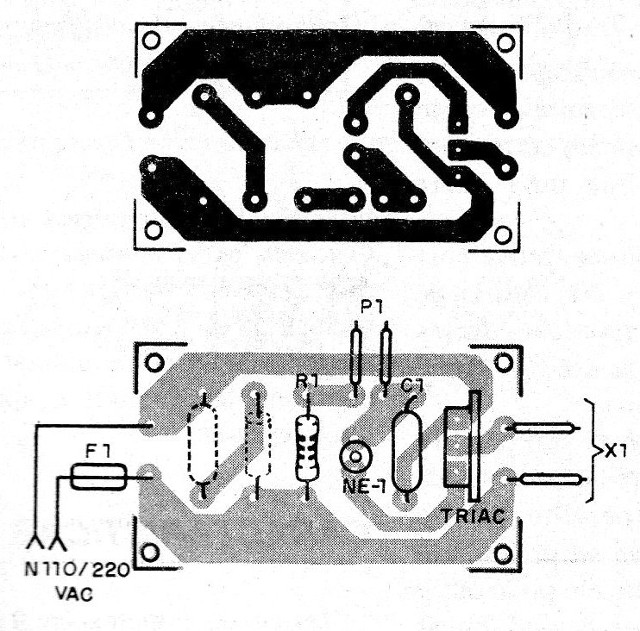    Figura 3 – Placa para a montagem
