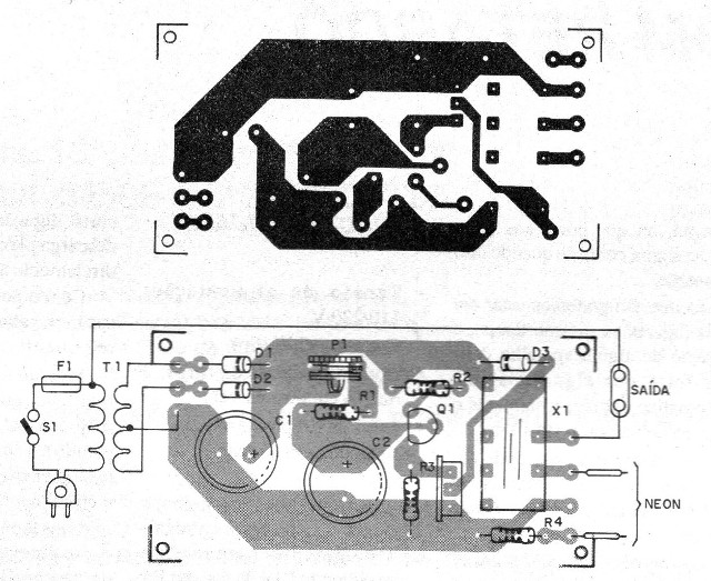 Figura 2 – Placa para a montagem
