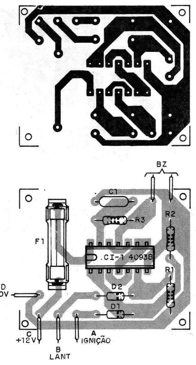 Figura 2 – Placa para a montagem
