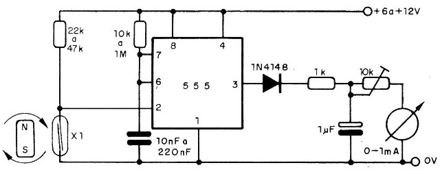 Figura 12 - Tacômetro com reed switch
