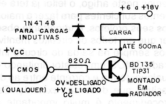 Figura 5 =- Driver NPN de potência
