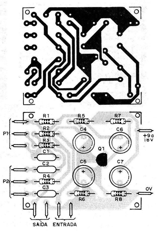    Figura 3 – Placa para a montagem
