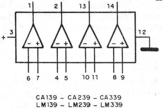   Figura 2 – Os comparadores LM139-239-339
