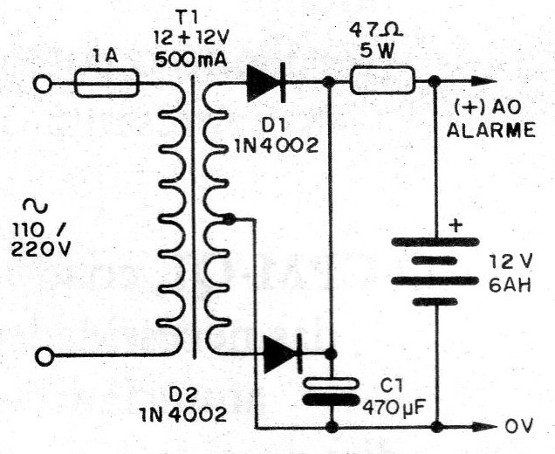 Figura 1 – Circuito de carregador
