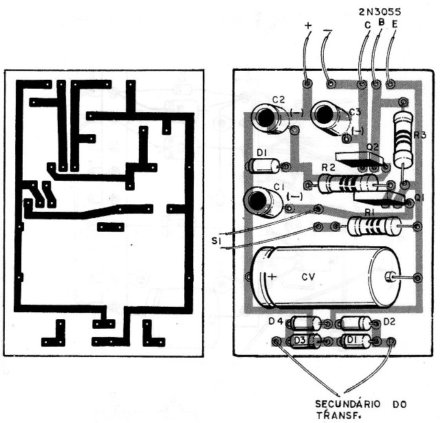 Figura 6 – Placa para a montagem
