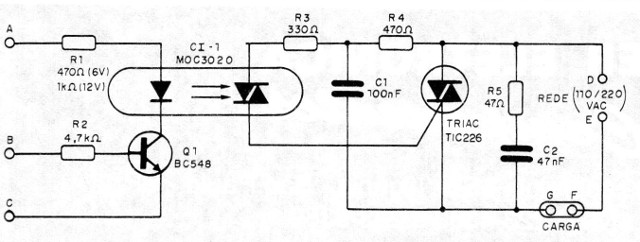    Figura 3 – Circuito completo do relé
