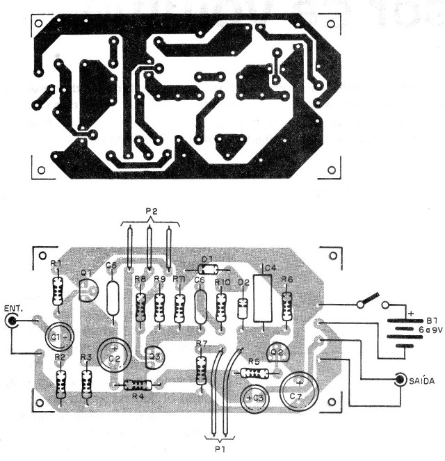    Figura 3 – Placa para a montagem
