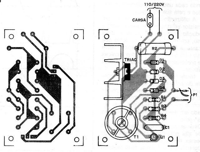    Figura 5 – Placa para a montagem
