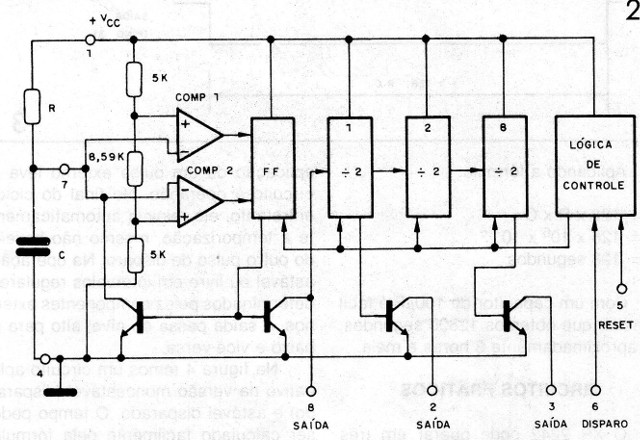 Figura 2 - Circuito interno do XR 2242
