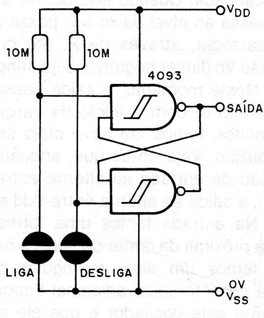    Figura 19 – Biestável de toque
