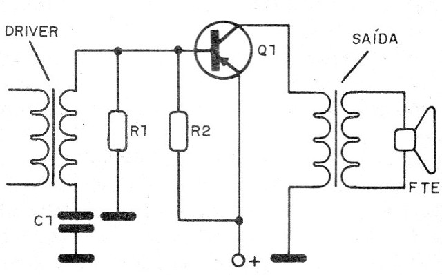    Figura 5 – Etapa com um transistor
