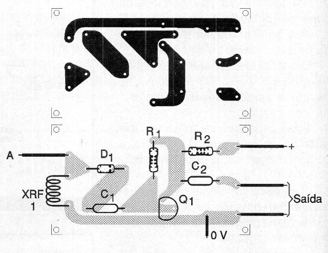    Figura 2 – Placa de circuito impresso para a montagem
