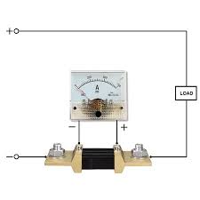 Figura 4 – Shunt num instrumento analógico para medida de alta corrente
