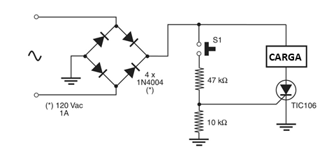 Figura 1 Interruptor ac de onda completa I.
