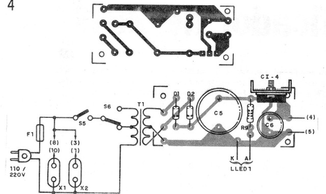 Figura 4 – Placa para a fonte
