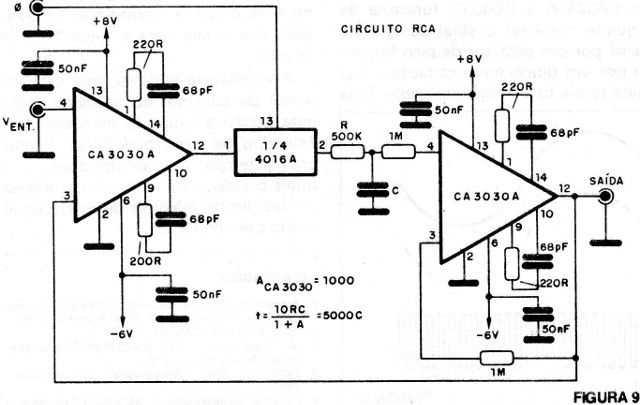 Figura 9 – Circuito completo de amostragem e retenção
